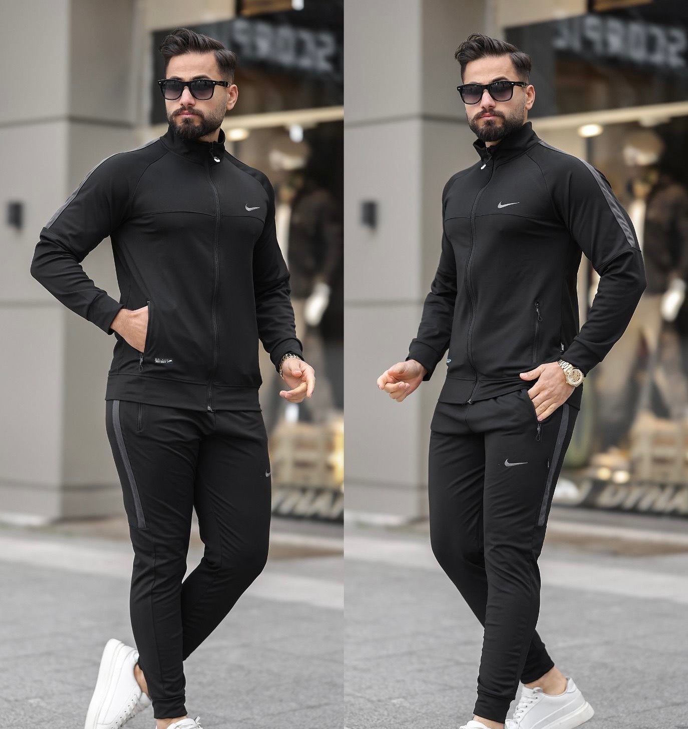 Nike Complete Sport Wear - Black & Grey - Zayushi Online Shopping