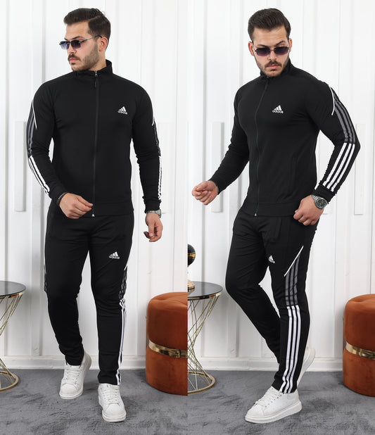 Adidas (NET) Sports Wear - Black & White - Zayushi Online Shopping