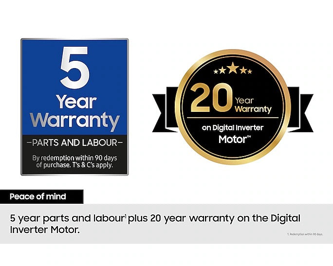 Samsung Series 5 ecobubble™  WD80TA046BX 8KG/6KG Washer Dryer - Zayushi Online Shopping