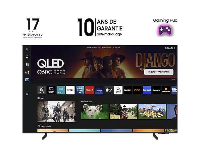 SAMSUNG TELEVISION 55" QLED 4K SMART QE55Q60(C-D Series) - Zayushi Online Shopping