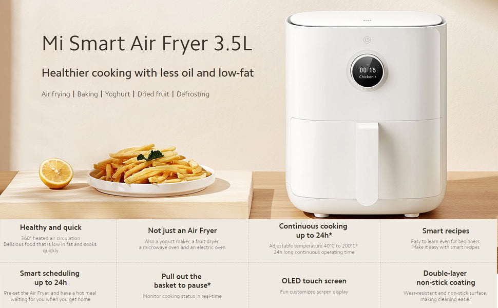 Mi Smart Air Fryer 3.5L EU - Zayushi Online Shopping