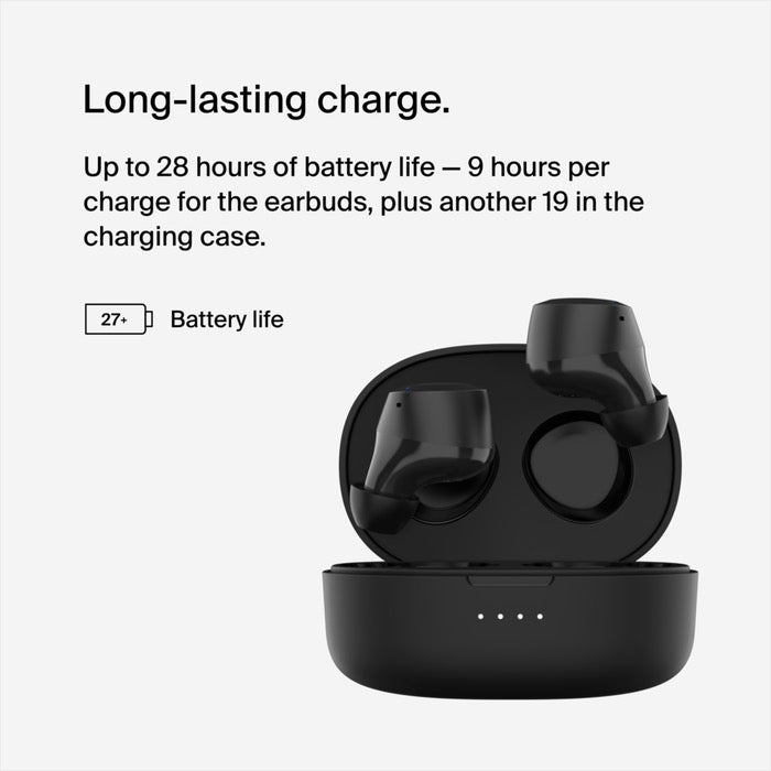 BELKIN SOUNDFORM Bolt True Wireless Earbuds Black - Zayushi Online Shopping