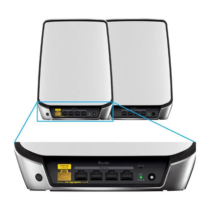 Netgear Orbi AX6000 Tri-band WiFi 6 Mesh System, Router + 2 Satellite