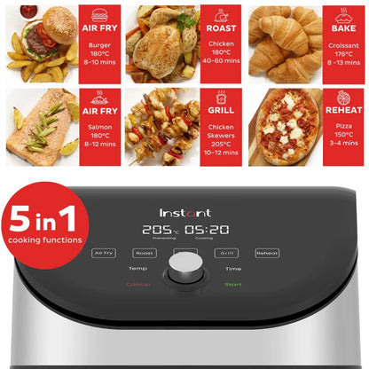 Instant Pot® VORTEX SLIM Air Fryer 5.7Litre Stainless Steel