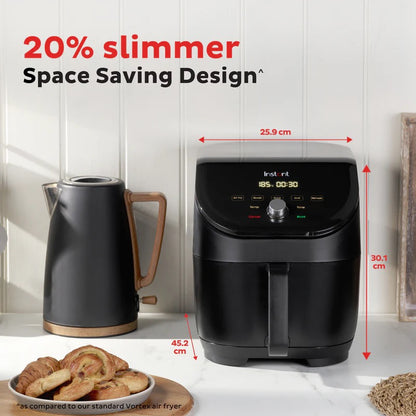 Instant Pot® VORTEX SLIM Air Fryer 5.7Litre Stainless Steel