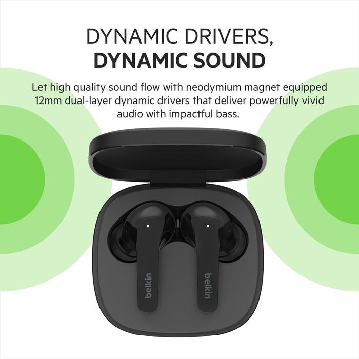 BELKIN SOUNDFORM Flow Noise Cancelling Earbuds