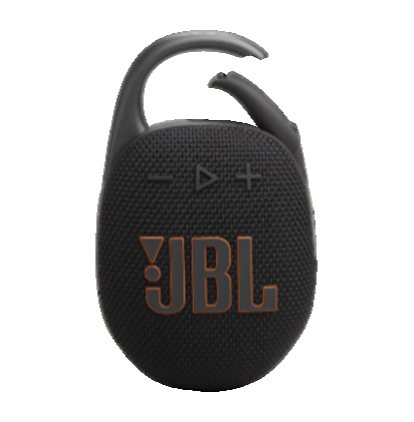 JBL Clip 5 ultra-portable Bluetooth speaker in black