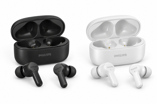 Philips TAT1109 True Wireless In-Ear Earbuds black and white options