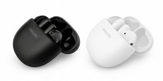 Philips TAT1139 True Wireless Earbuds black and white options